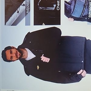 Wantdo mountain waterproof ski jacket black windproof hood winter coat XXL NEW…